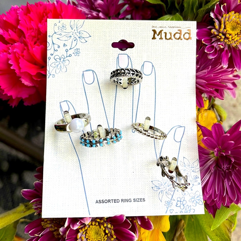 Ring Set Size 5 Silver